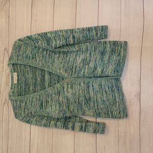 Coldwater Creek Silk blend one button multi color cardigan - Size  S/M